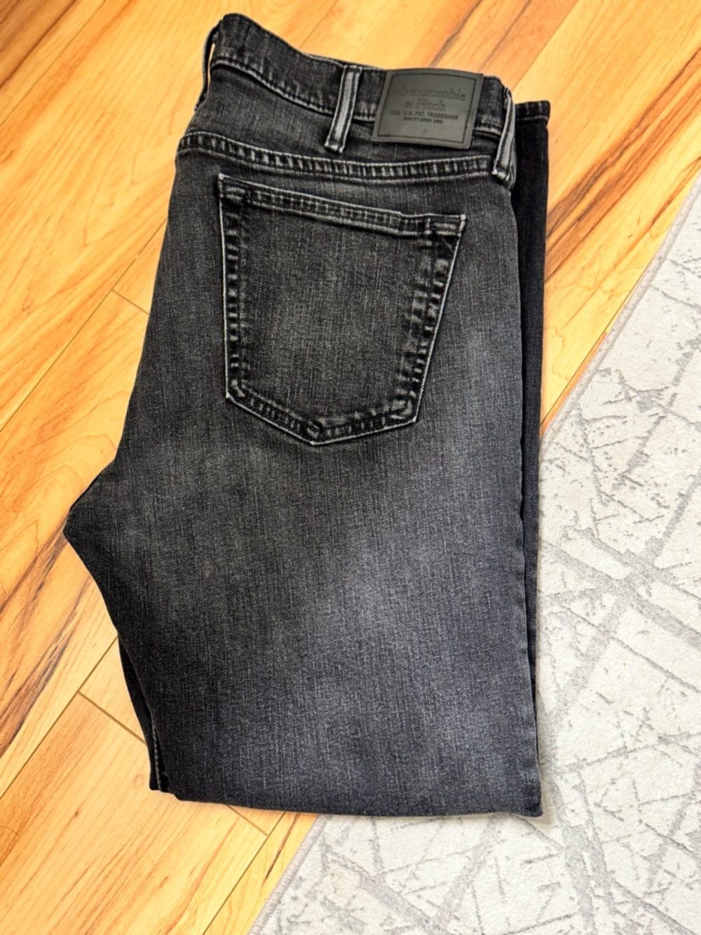 Abercrombie & Fitch Men’s Black Jeans